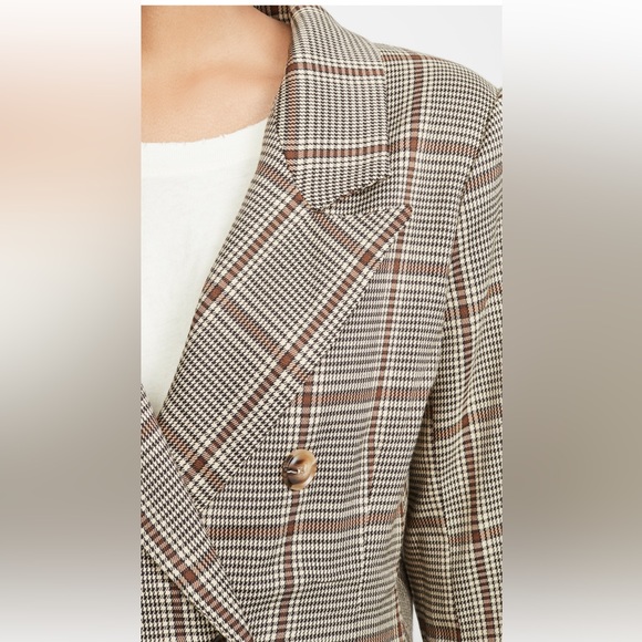{Lioness} slouchy & slightly oversized Plaid Blazer NWT - Sz M - Picture 4 of 16